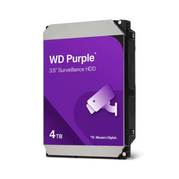 DISCO DURO WESTERN DIGITAL WD PURPLE WD44PURZ, 4TB, SATA, 256MB CACHE, 3.5", CMR - HD WD PURPLE 4TB SATA 128MB 
