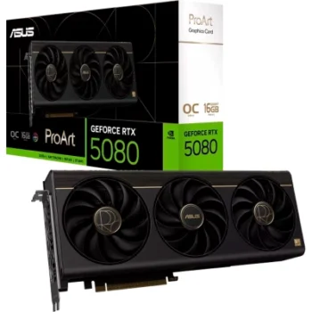 TARJETA DE VIDEO ASUS PROART GEFORCE RTX 5080 16GB GDDR7 OC EDITION, PCI EXPRESS 5.0 - VGA 16G AS RTX5080 PRO ART