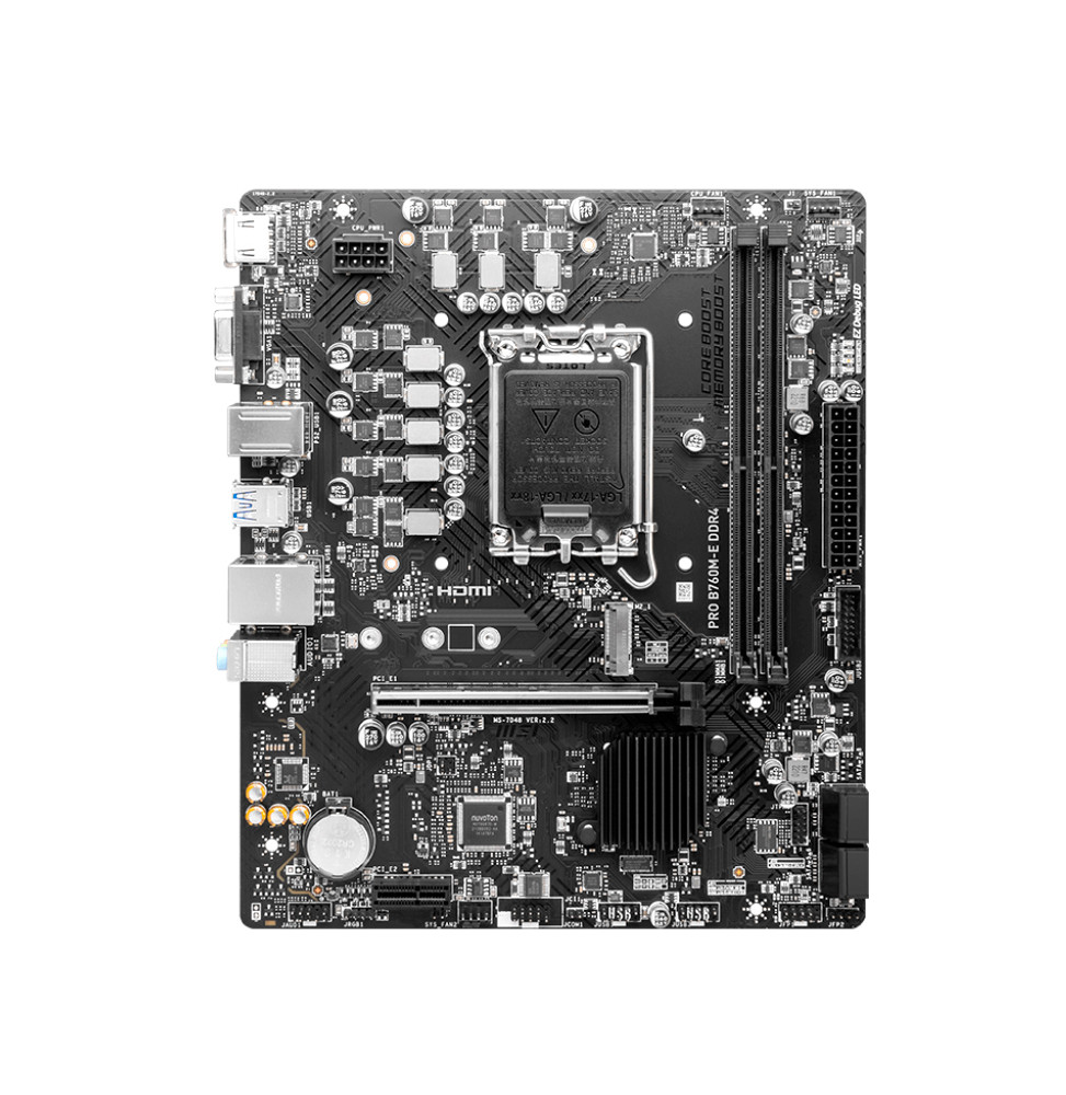 MB MS PRO B760M-E S/V/L DDR4