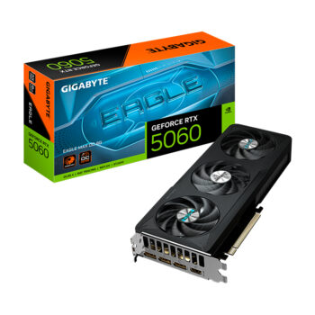 TARJETA DE VIDEO GIGABYTE GEFORCE RTX 5060 EAGLE MAX OC 8G, 8 GB GDDR7, PCIE GEN 5.0 - VGA 8G GB RTX5060 EAGLE MAX OC