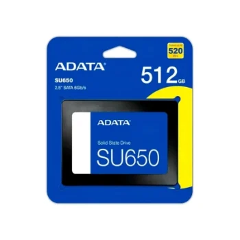 UNIDAD EN ESTADO SOLIDO (SSD) ADATA ULTIMATE SU650 512GB SATA 6GB/S (SATA III), 2.5", ECC - SSD ADATA SU650 512GB SATA